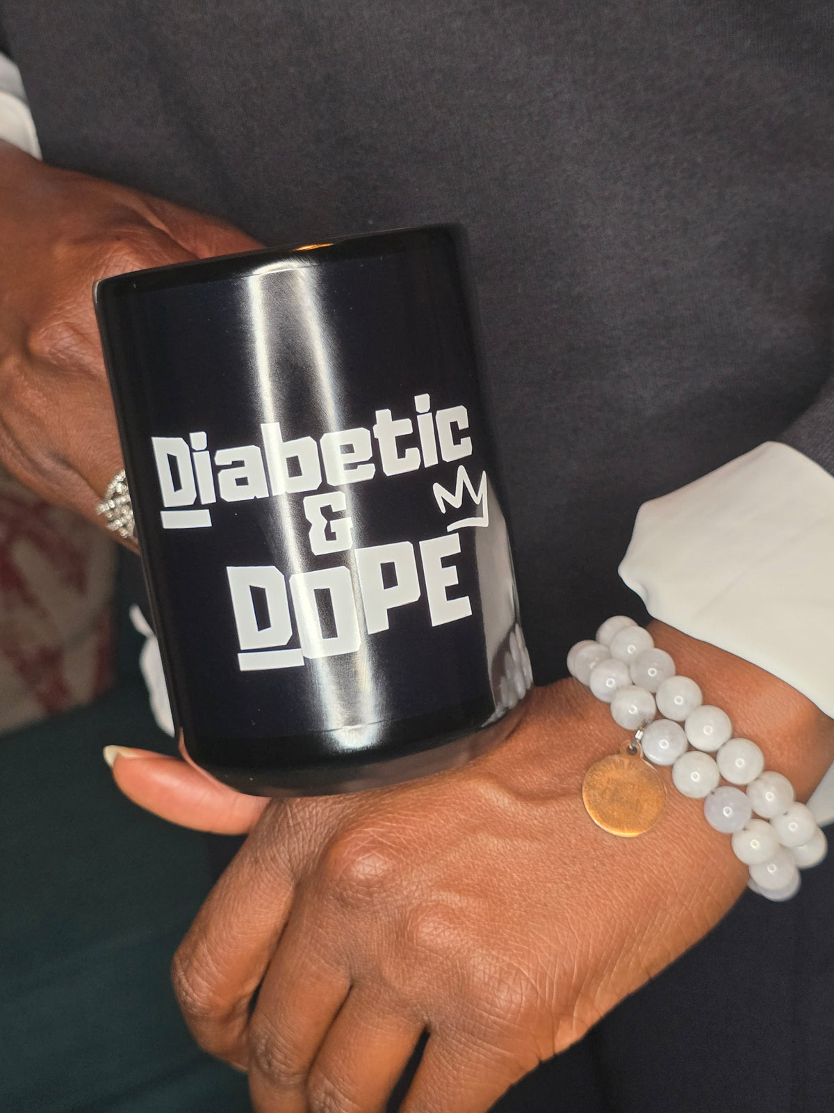 Black Diabetic and Dope Mug
