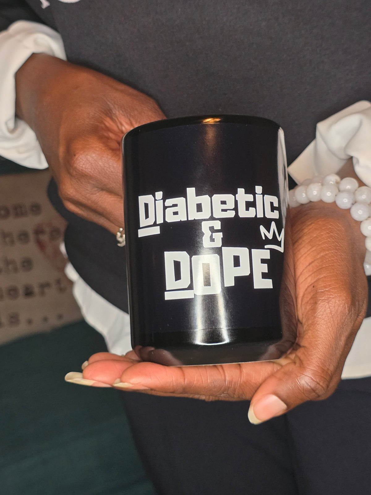 Black Diabetic and Dope Mug
